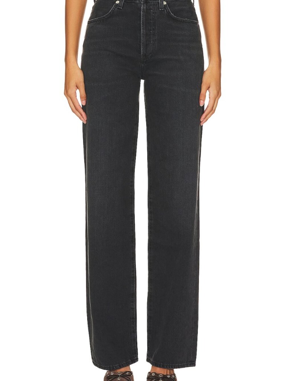 Citizens Of Humanity Annina 33" Button-Fly Jeans in Prophecy - Size 27